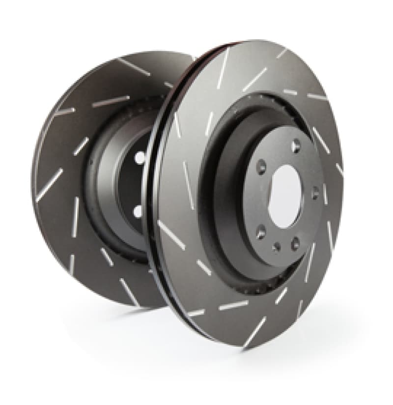 EBC USR Slotted Rotor Set for Chevy C6 High-Performance Grey Iron - Image 3