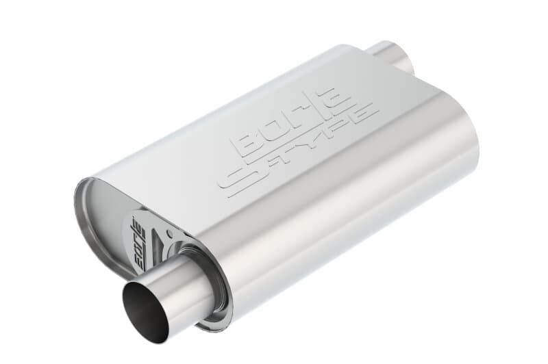 Borla CrateMuffler Directional T-304 Stainless Steel Muffler for Crate Engines - Image 3