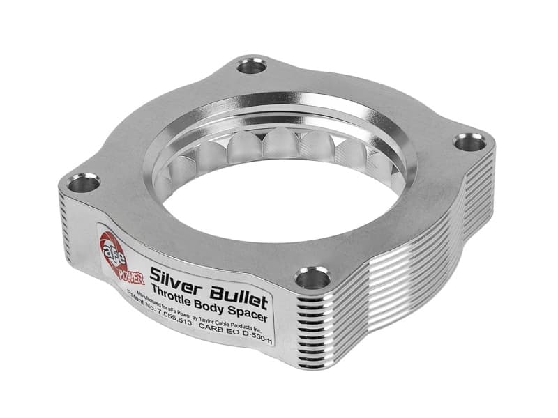 aFe Silver Bullet Throttle Body Spacer for Improved Airflow T-6061 Billet Alu...