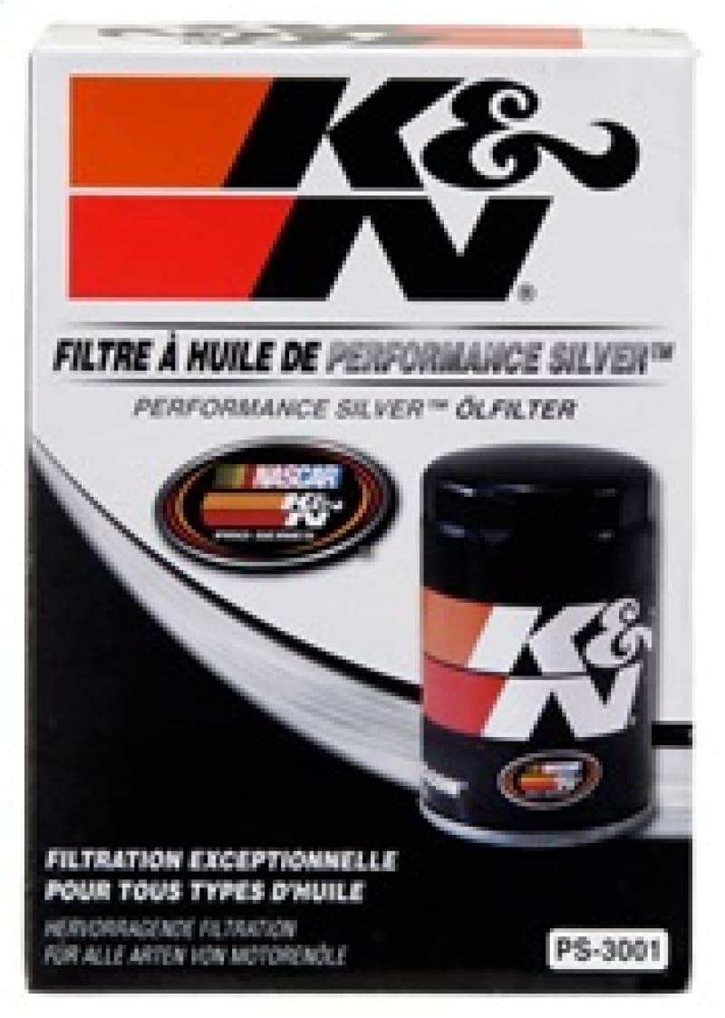 K&N Engineering Oil Filter Pro Series High Flow Silver Canister PS-3001 - Image 4
