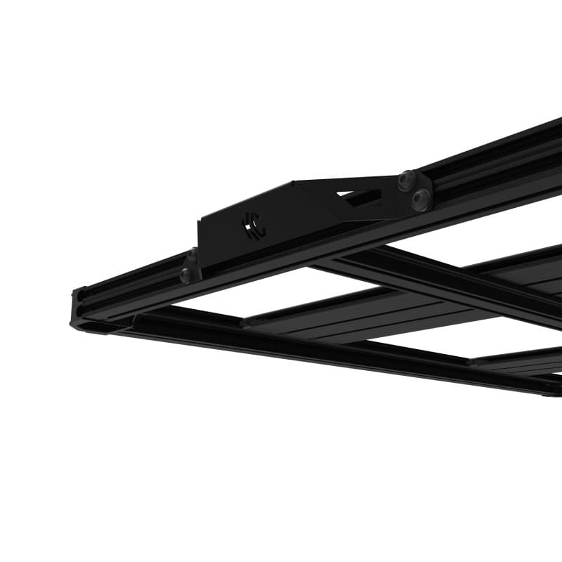 KC HiLiTES Platform One Roof Rack Ergonomic Design with Slotted Side-Rail Mou... - Image 3