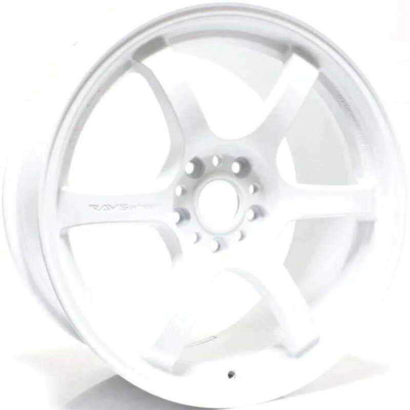 Gram Lights 57DR 18x9.5 +38 5x114.3 Ceramic Pearl Wheel