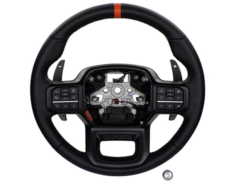 Ford Racing Steering Wheel for Ford Mustang with Paddle Shifters Black - Image 2