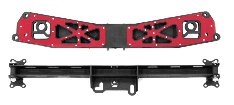 Innovative Mounts AWD Rear Diff Mount Kit for EG/DC Standard Black/Red