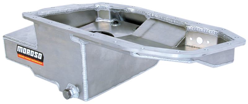 Moroso Aluminum Oil Pan for Mitsubishi 2.0L 4G63 Turbo 6.25qt 6.5in