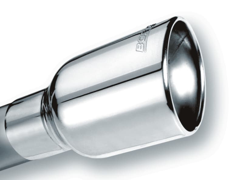 Borla Exhaust Tip Universal Mirror-Polished T-304 Stainless Steel