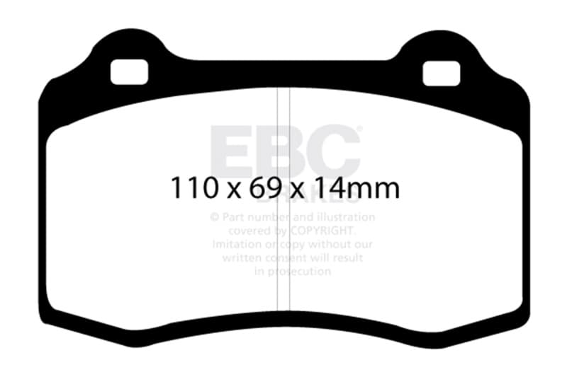 EBC Bluestuff NDX Brake Pads High Friction Sport & Race Material - Image 4