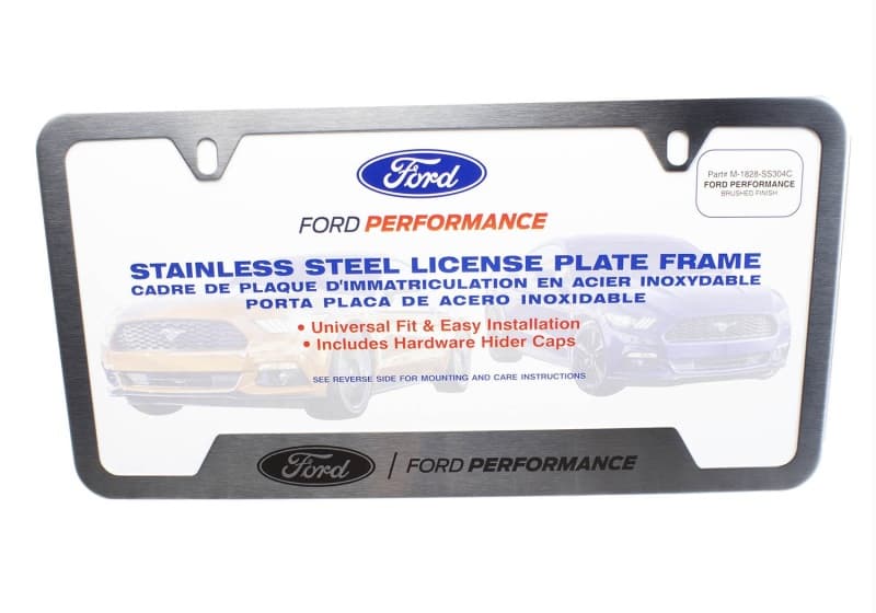Ford Racing License Plate Frame for Ford Vehicles Stainless Steel - Image 4