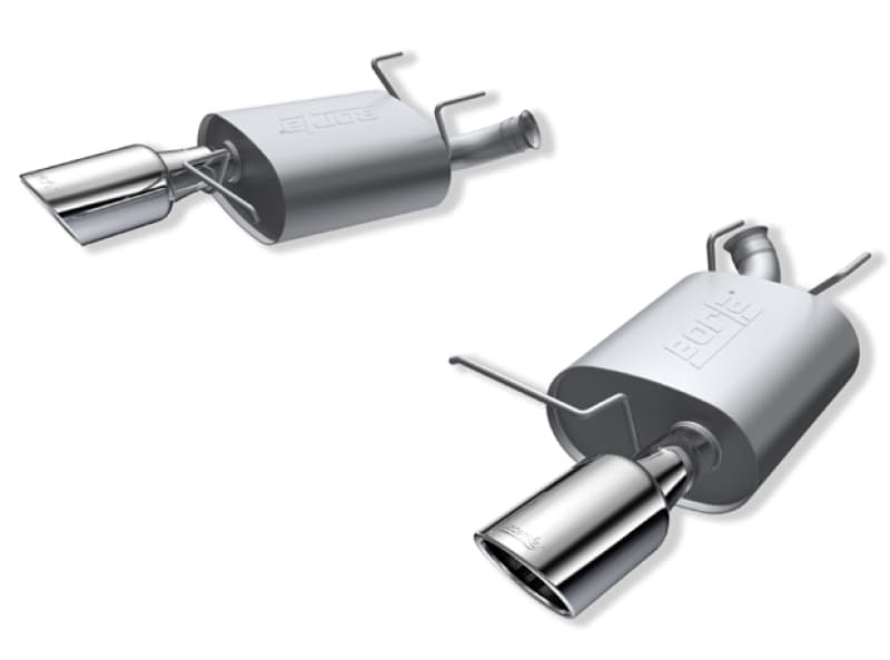 Borla Axle Back Exhaust System T-304 Stainless Steel Chrome Tips