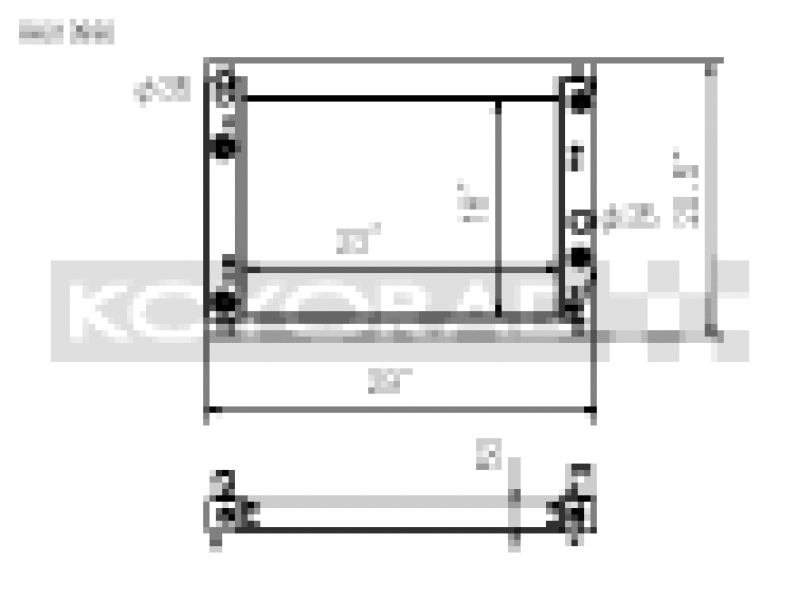 Koyo Racing Radiator for Chevrolet Corvette C6 2005-2013