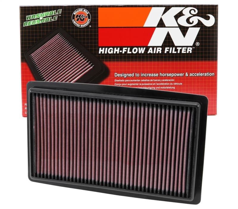 K&N Engineering Drop-In High-Flow Air Filter Washable Reusable 33-2499 - Image 5
