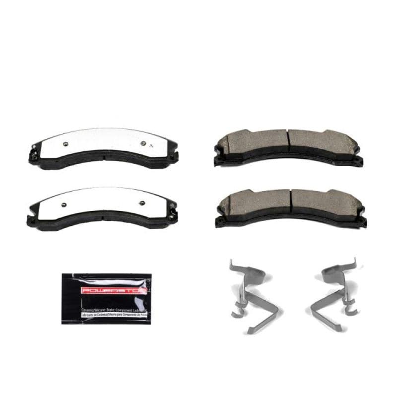PowerStop Z36 Ceramic Truck & Tow Brake Pads for Trucks & SUVs Low-Dust Carbo...