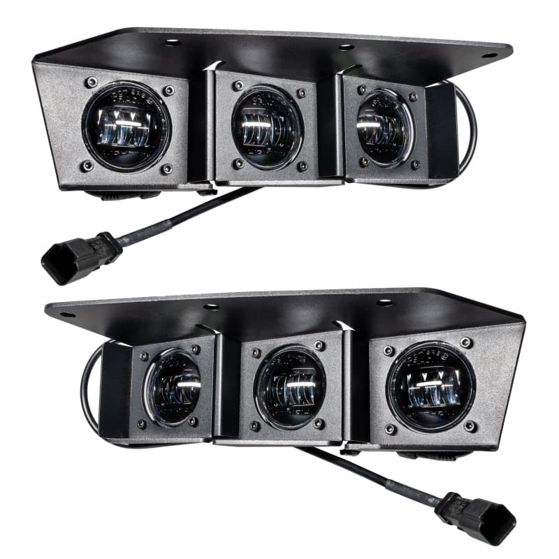 ORACLE Lighting LED Triple Fog Light Kit for 2021+ Ford Bronco 6000 Lumen - Image 3
