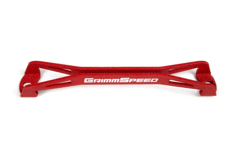 GrimmSpeed Battery Tie Down for 08-18 Subaru WRX/STI Lightweight Red - Image 4