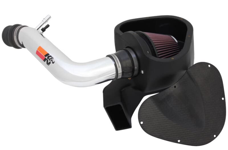 K&N Engineering Cold Air Intake for Chevy C6 69-3529TP Mandrel-Bent Aluminum - Image 2