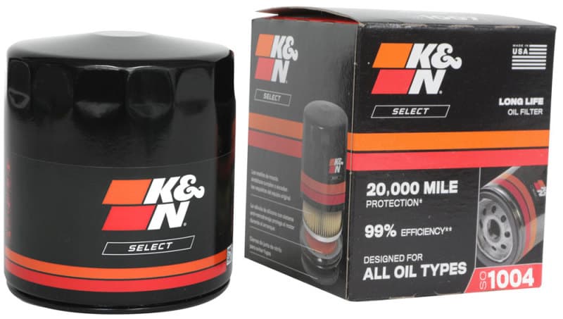 K&N Engineering Oil Filter SO-1004 High Flow Fluted Canister Design - Image 2