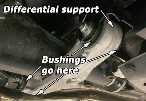 Perrin Performance Diff Subframe Lockdown for 08-14 Subaru WRX/STI, Impreza, ... - Image 5