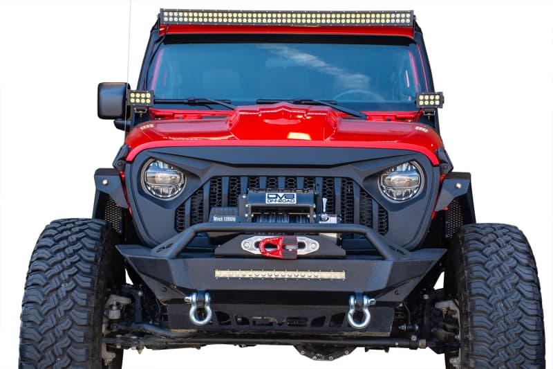 DV8 Offroad Replacement Grill for Jeep JL Black OEM Fitment GRJL-01