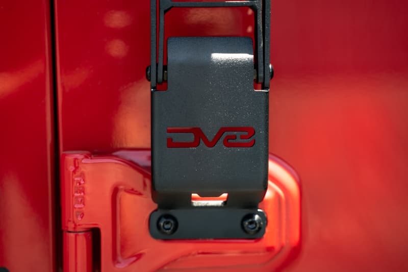 DV8 Offroad Hinge Mounted Steps for Jeep Wrangler with Anti-Rattle Ball-Catch... - Image 5