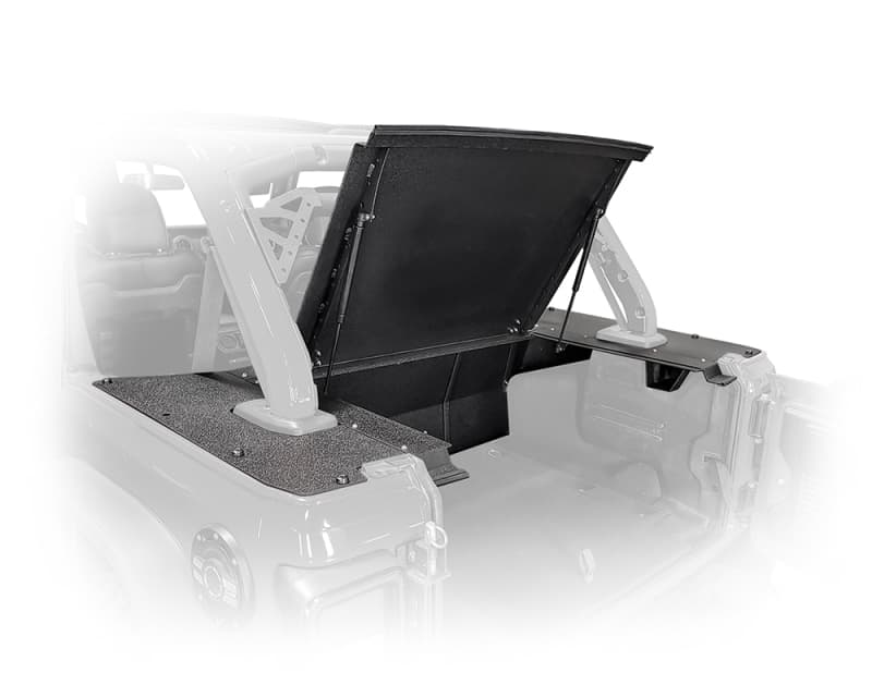 DV8 Offroad Rear Locking Storage for Jeep JLRS-01 1/8" Steel 150 lbs Capacity - Image 4