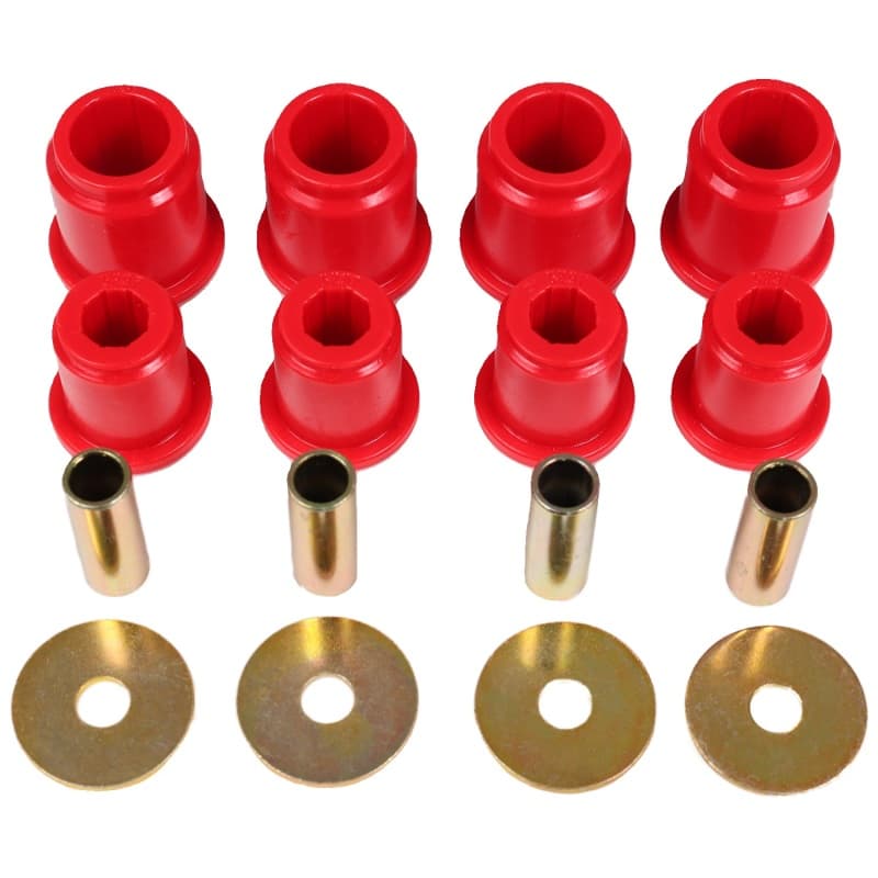 Energy Suspension Control Arm Bushings Front & Rear Hyper-Flex Polyurethane Red - Image 3
