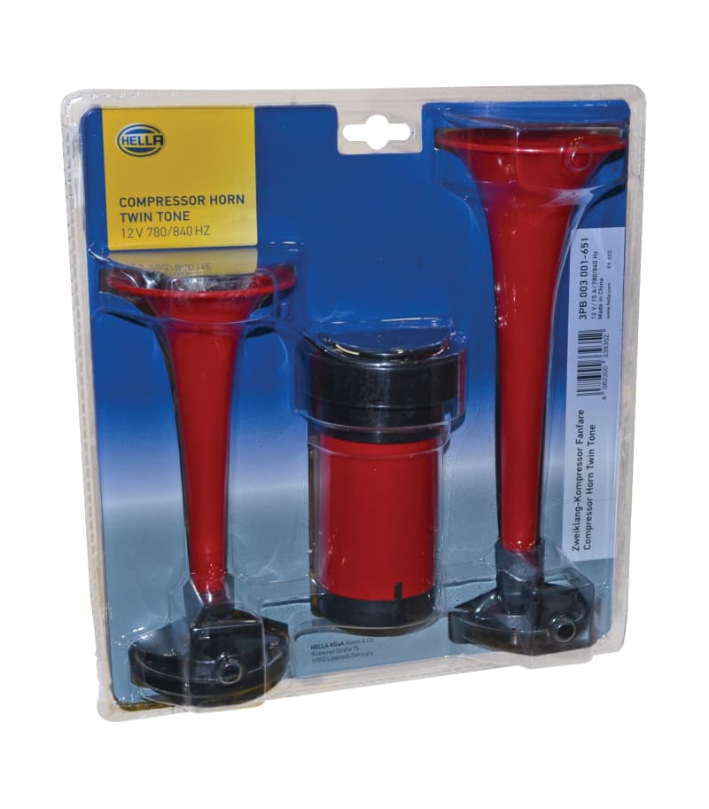 Hella Twin Air Horn ABS Plastic Body High-Performance Compressor - Image 4