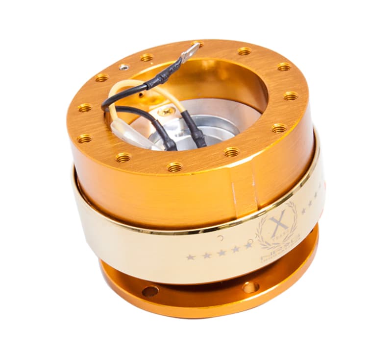 NRG Quick Release Gen 2.0 for Steering Wheel Rose Gold Body Titanium Chrome Ring - Image 2