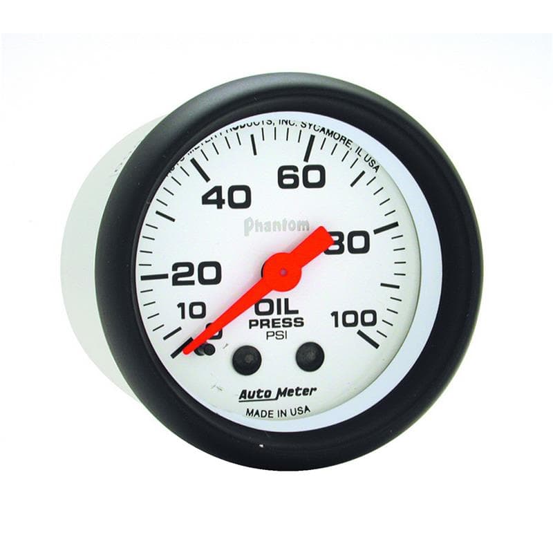 AutoMeter Mechanical Oil Pressure Gauge 1/8" NPT Connection - Image 2