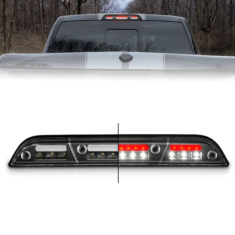 ANZO LED 3rd Brake Light Assembly for Vehicle Clear Lens Black Plug & Play