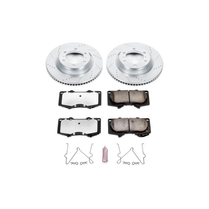 PowerStop Z36 Truck & Tow Brake Kit for Trucks 4x4 SUVs Ceramic Carbon-Fiber ...
