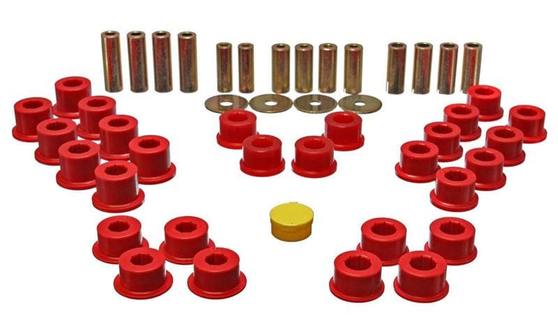 Energy Suspension Control Arm Bushings Hyper-Flex Polyurethane Front & Rear - Image 4