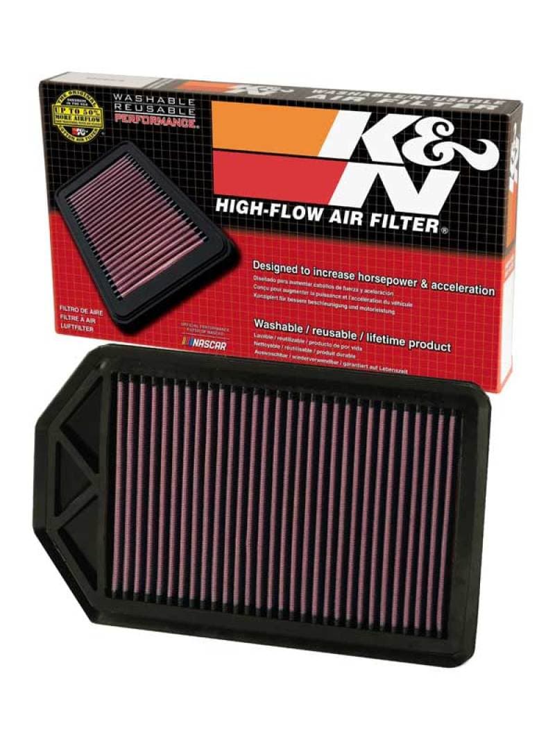 K&N Engineering Drop-In Air Filter for Chevy C6 33-2377 - Image 3