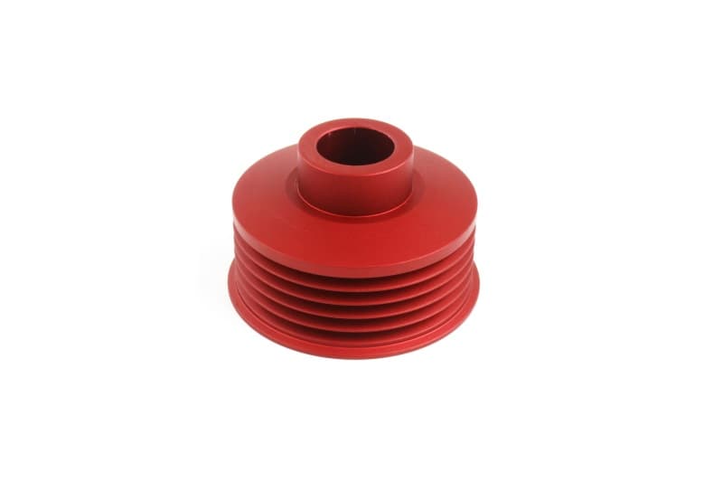 Perrin Performance Alternator Pulley for Subaru WRX/STI/Impreza Lightweight Red - Image 2