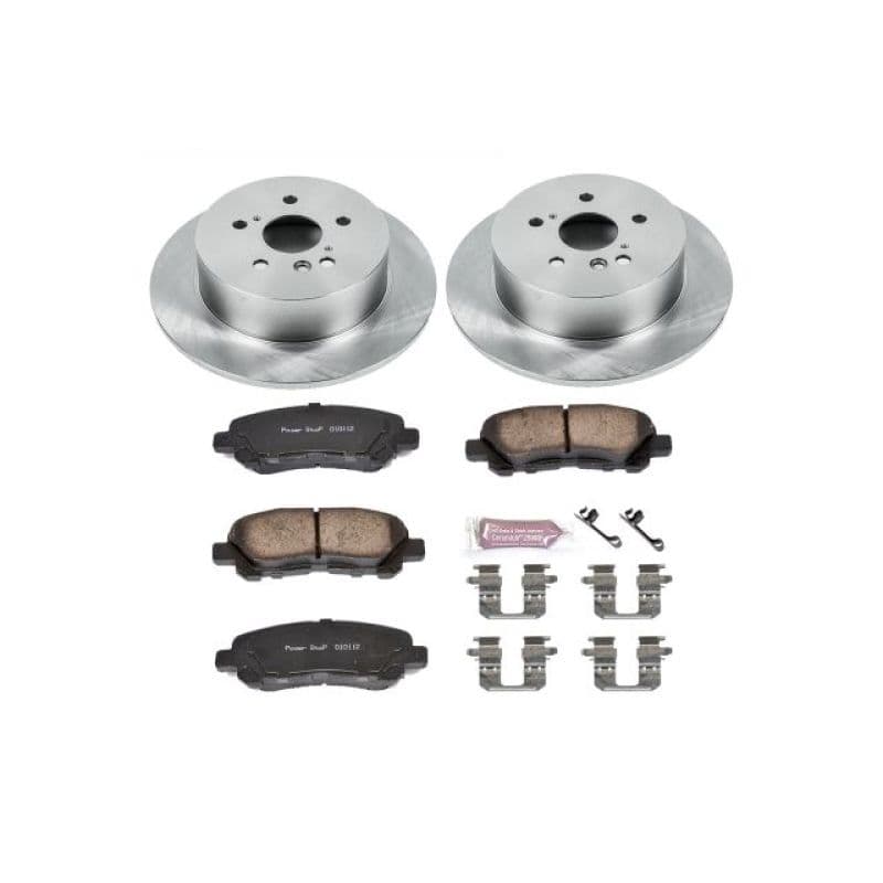 PowerStop Autospecialty Brake Kit for Daily Driver with Z17 Ceramic Pads & Ro...