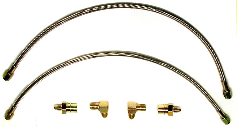 Wilwood Flexline Brake Hose for 90-99 Civic with Forged Dynalite Front Caliper