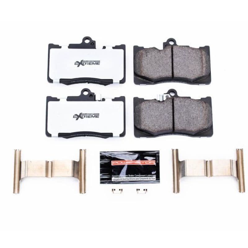 PowerStop Z26 Extreme Ceramic Brake Pads for Muscle Cars Low-Dust Carbon-Fiber