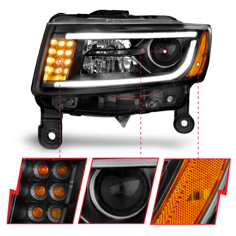 ANZO LED Projector Headlights for Chevy C6 111329 - Image 4