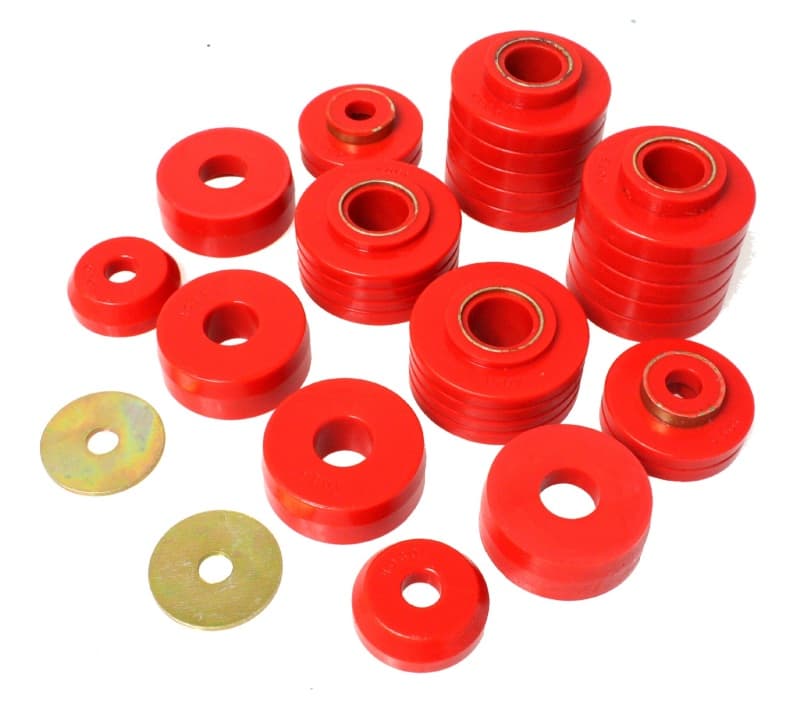 Energy Suspension Body Mounts Hyper-Flex Polyurethane for Truck Cab and Bed A... - Image 2