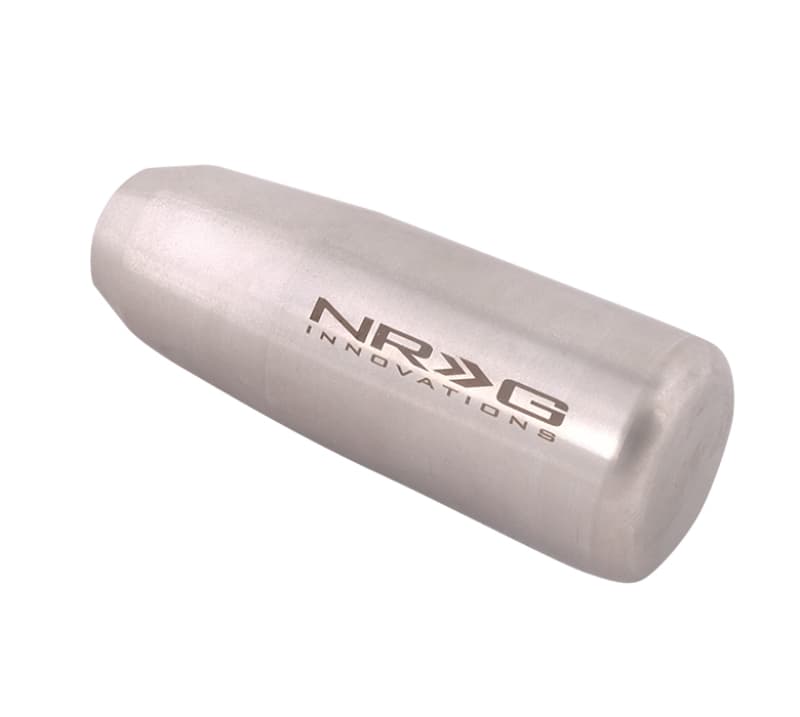 NRG Short Shifter Knob Universal 3.5in Heavy Weight 0.85lbs Silver - Image 2