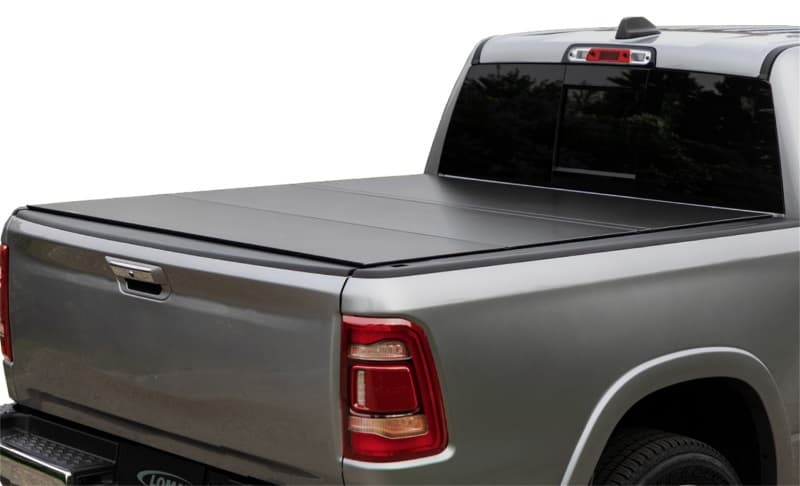 Access LOMAX Hard Tri-Fold Tonneau Cover for Truck Bed Premium Material - Image 4