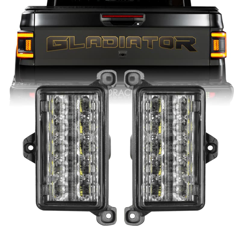 ORACLE Lighting LED Tail Lights for Jeep Gladiator EU/GCC Spec with Amber Tur...