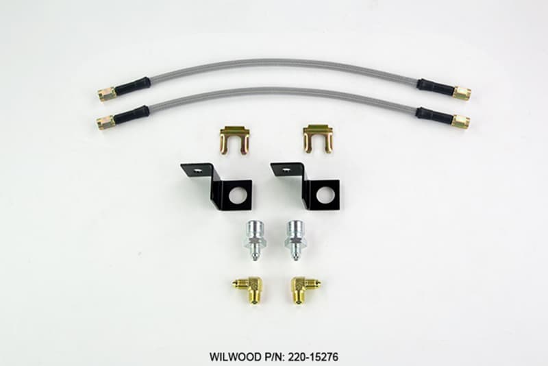 Wilwood Flexline Brake Hose Kit 14" -3 M10-1.5 IF 1/8 NPT 90°