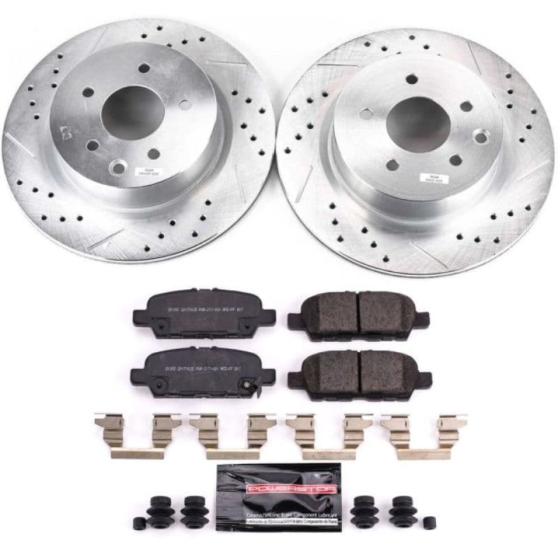 PowerStop Z23 Evolution Brake Kit for Daily Driver Carbon-Fiber Ceramic Pads