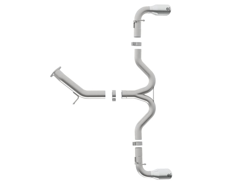 aFe Exhaust Axle-Back for Elantra GT Sport Stainless Steel Dual 4" Tips - Image 5