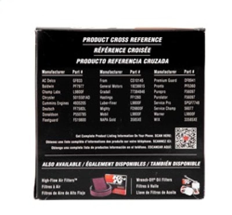 K&N Engineering Inline Fuel Filter High Flow Cellulose Media - Image 4