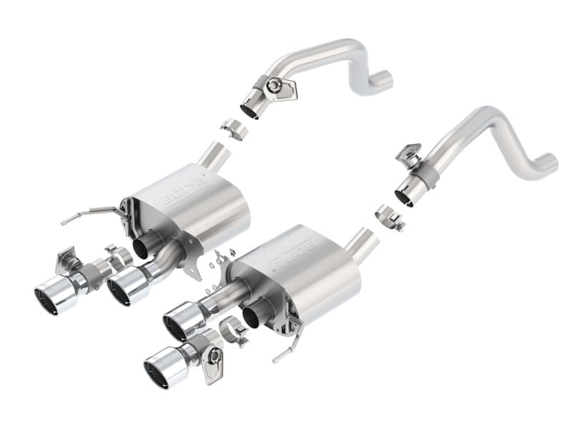 Borla Axle-Back Exhaust for Chevy C6 Grand Sport 4.25" Polished T-304 Tips