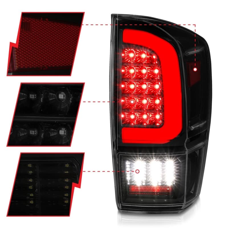 ANZO LED Taillights for Chevy C6 100% Street Legal - Image 4