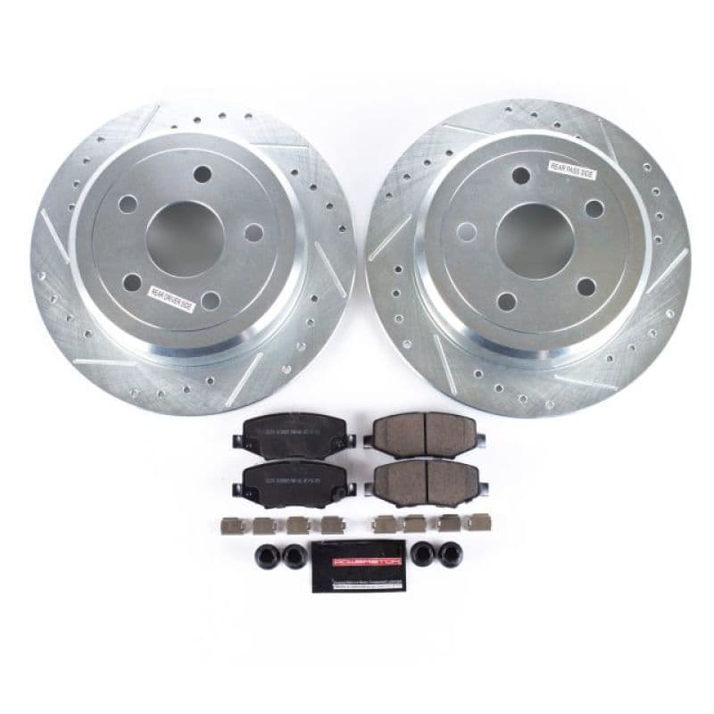 PowerStop Z23 Evolution Brake Kit for Daily Driver Carbon-Fiber Ceramic Pads