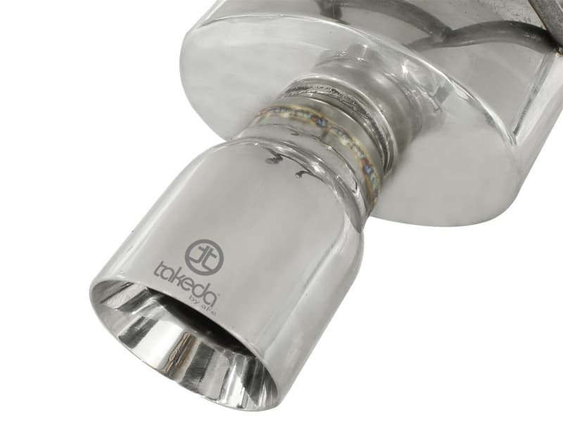 aFe Takeda Axle Back Exhaust System for Chevy C6 Dual Mufflers OE Flange - Image 4