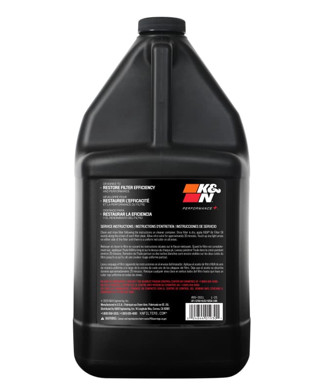 K&N Engineering Air Filter Oil 1 Gallon for K&N Cotton Filters - Image 5